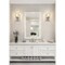 Z-Lite Lyna Wall Sconce, 1-Light, 5 In.W x 6.5 In.L x 9 In.H, Brushed Nickel/Clear 823-1S-BN - alternate 4